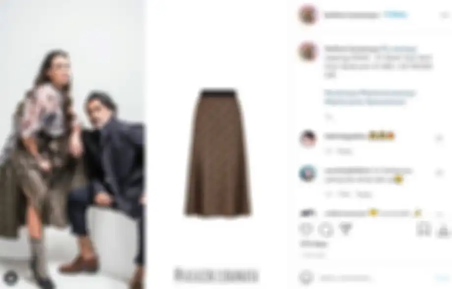 Luna Maya kenakan brand kesayangan Syahrini