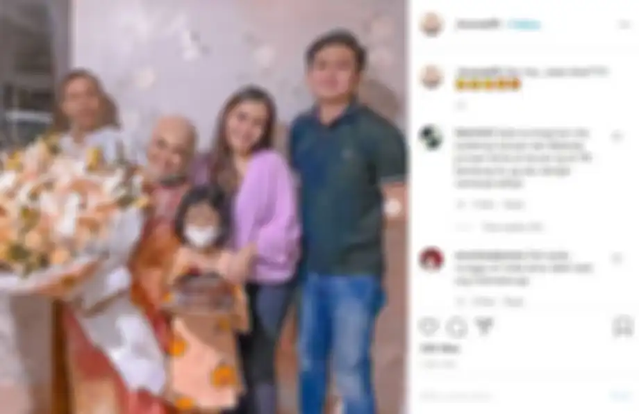 Pria yang hadir di ulang tahun Umi Kalsum.