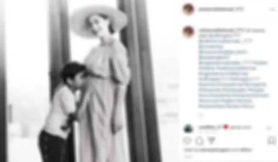 Potret Rafathar cium baby bump Nagita 