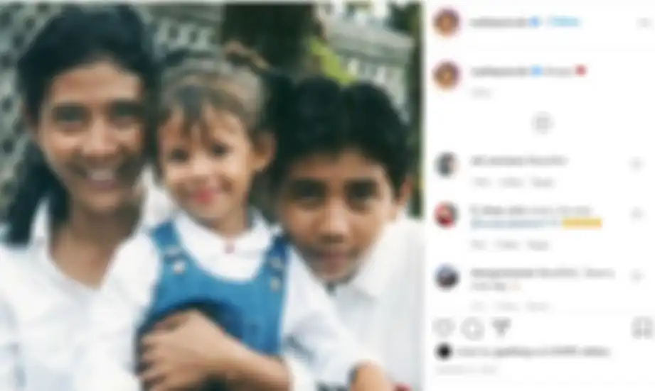 Nadine sangat dekat dengan sang kakak