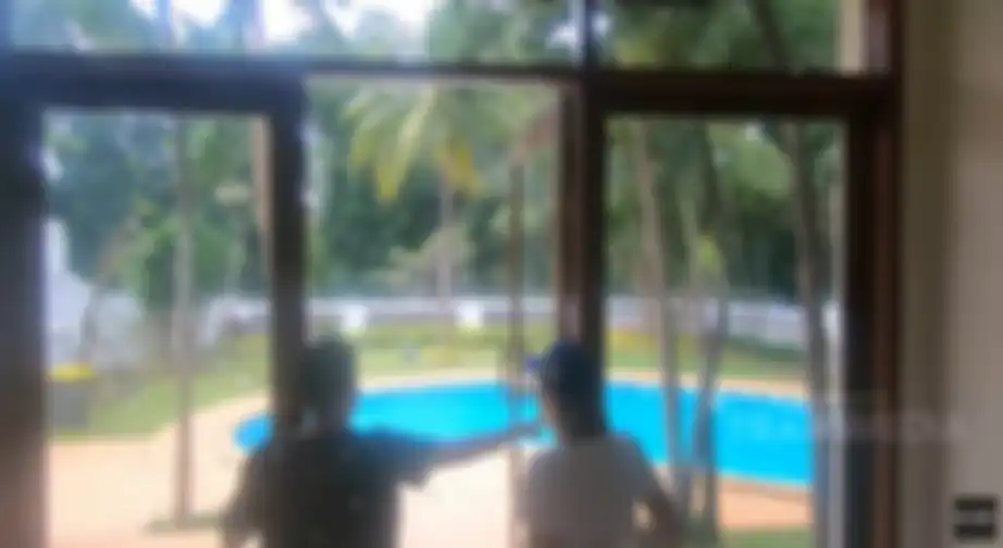 Rumah baru Ruben Onsu dilengkapi kolam renang