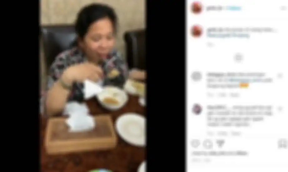 Asisten rumah tangga Ashanty makan di atas meja sedangkan majikannya di lantai