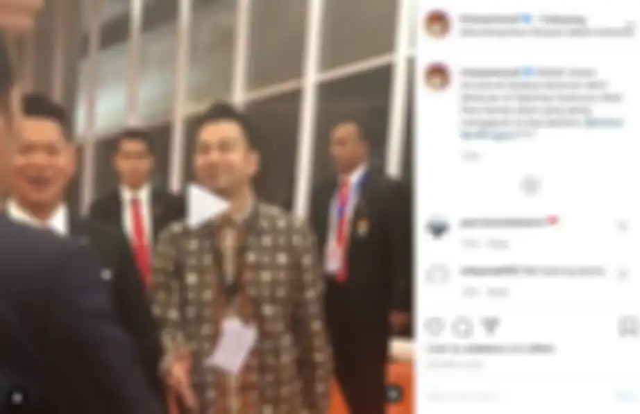 Presiden Jokowi bertemu dengan Raffi Ahmad