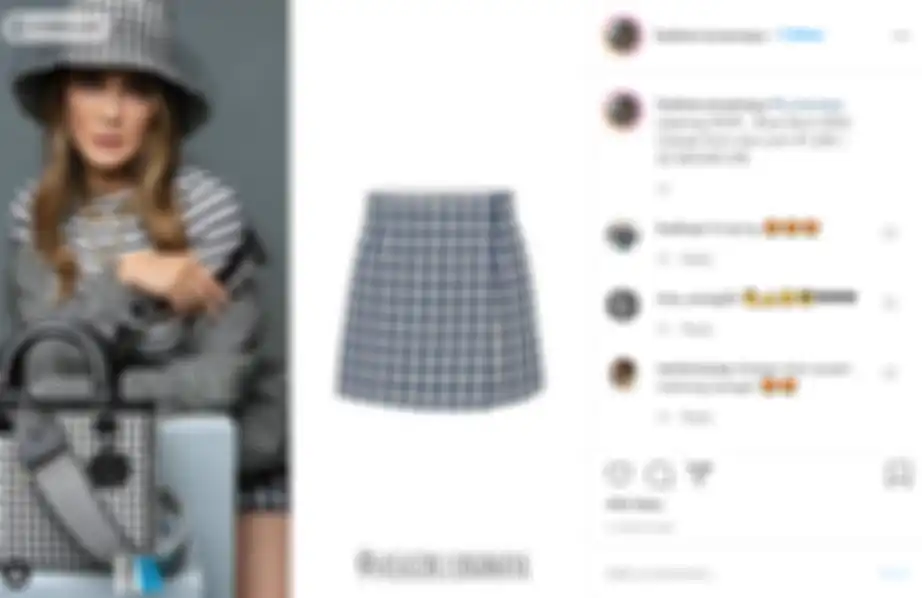Luna Maya saat kenalan rok pendek seharga Rp 20 juta
