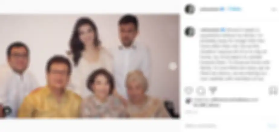 Potret keluarga Raline Shah