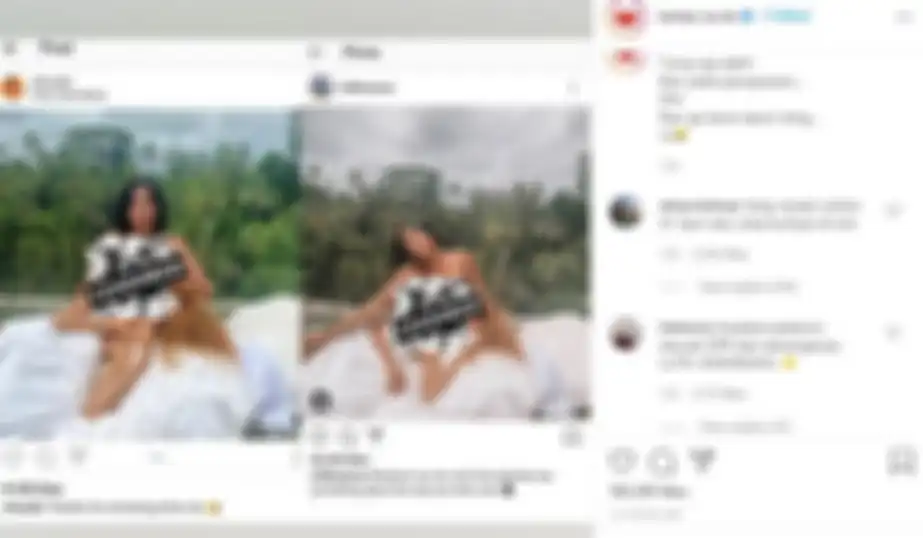 Unggahan Millen Cyrus di akun Lambe Turah