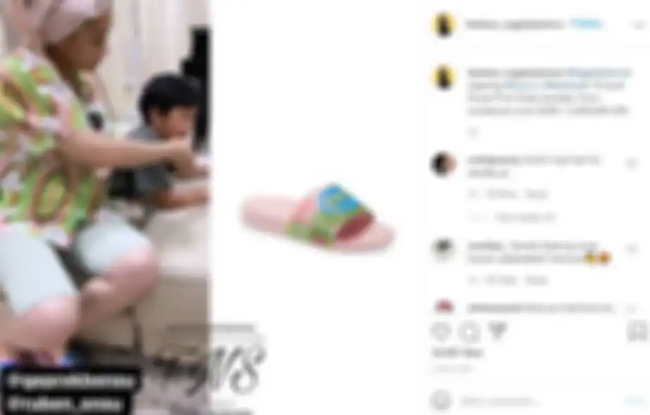 Harga sandal rumah Nagita Slavina