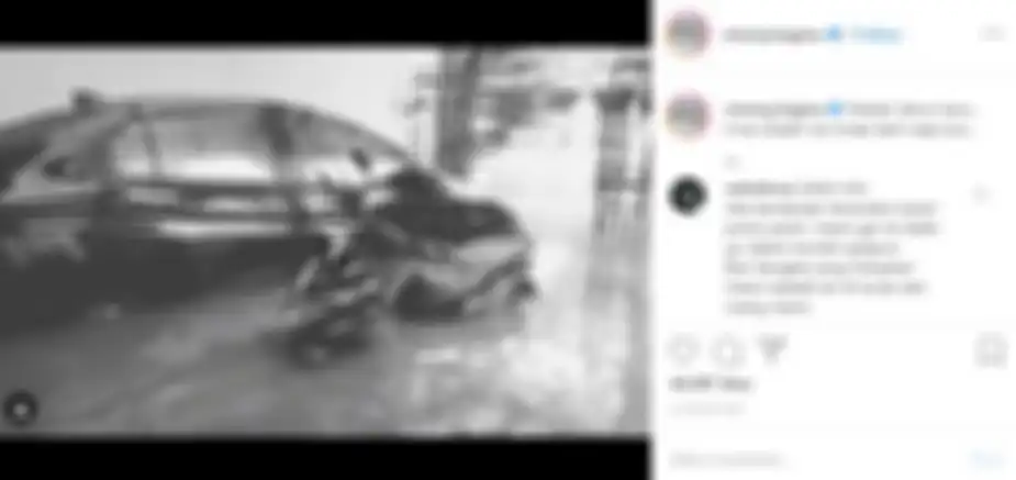 Unggahan Nycta Gina tentang banjir yang menggenang di kediamannya