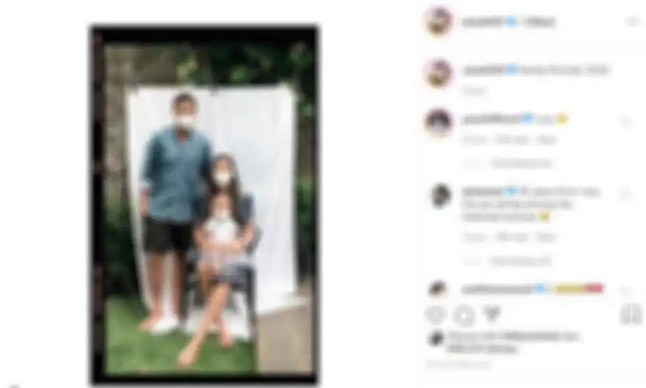 Raisa unggah potret keluarga kecilnya 