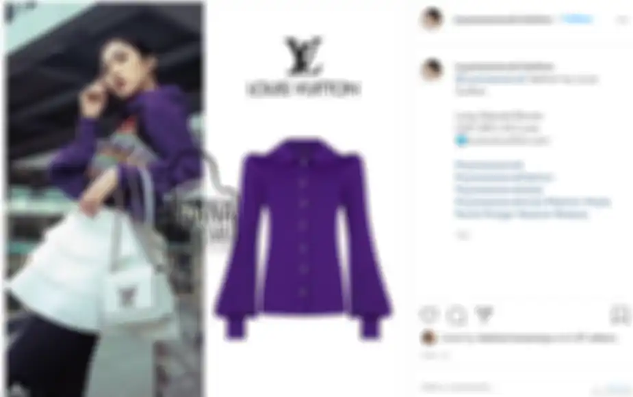 Blouse yang dikenakan Isyana Sarasvati
