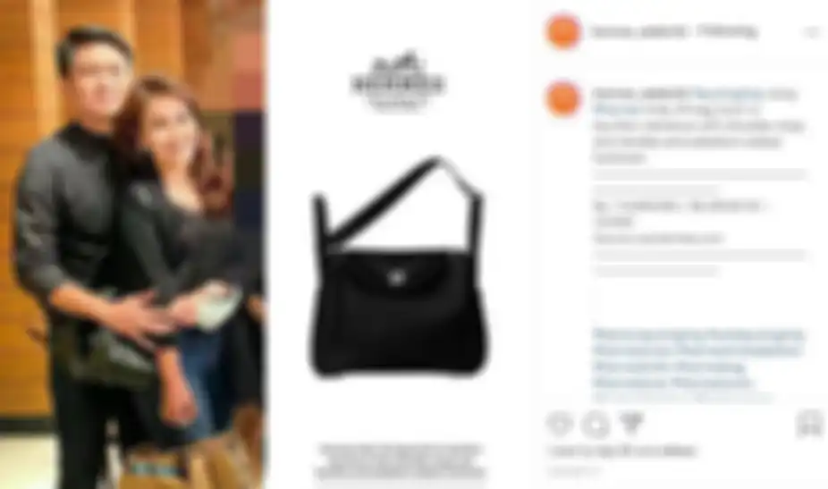 Ayu Ting Ting kenakan tas branded