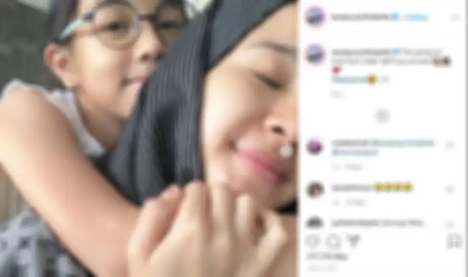Kedekatan Engku Aleesya dan laudya Cynthia Bella