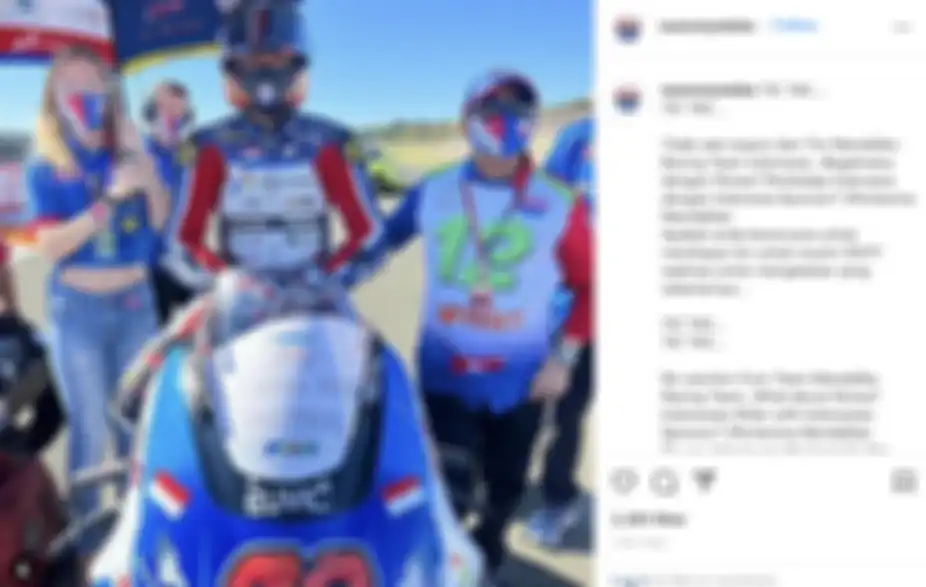 Postingan @teamstylobike yang menagih utang ke Mandalika Racing Team Indonesia (MRTI)