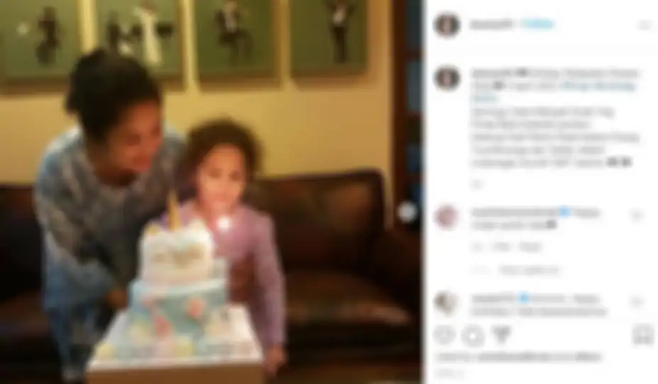 Ulang tahun putri Ahmad Albar
