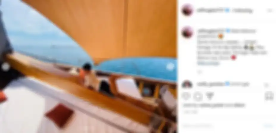 Rafathar sedang liburan ke Labuan Bajo dengan Raffi dan Nagita