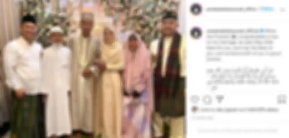 Unggahan Instagram Ustaz Abdul Somad soal pernikahannya.