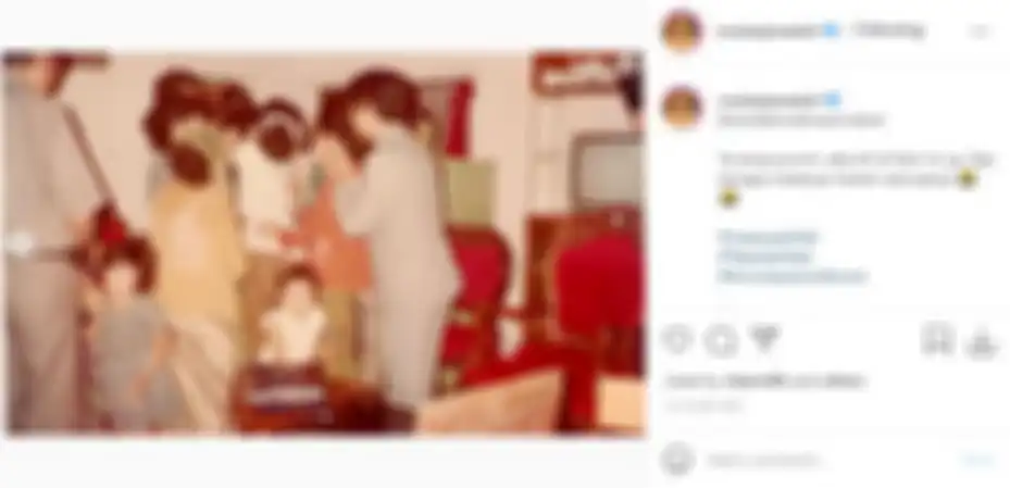Foto masa kecil Mulan Jameela