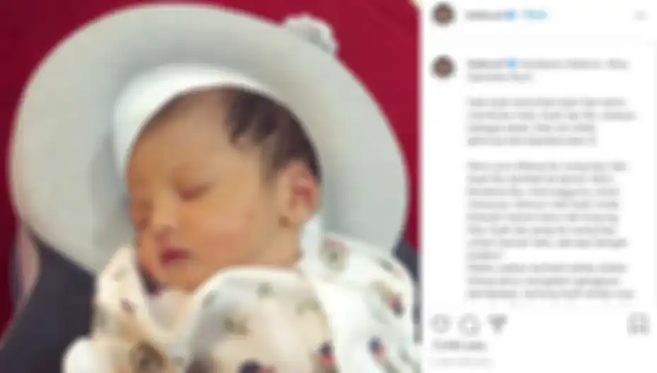 Fedi Nuril menceritakan kisahnya saat sang anak baru lahir.