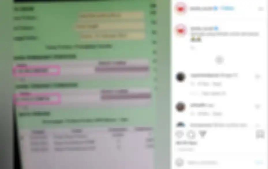 Unggahan Lambe Turah terkait berkas gugatan cerai Wulan Guritno terhadap Adilla Dimitri.