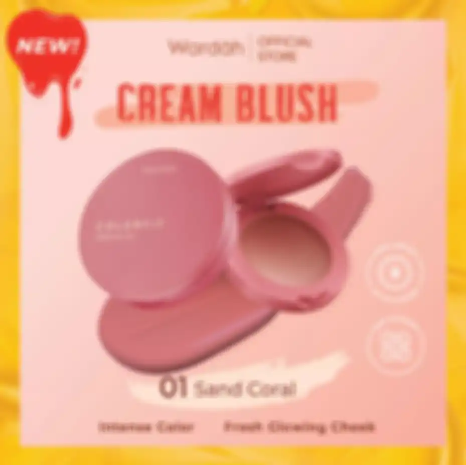 Wardah Colorfit Cream Blush. 