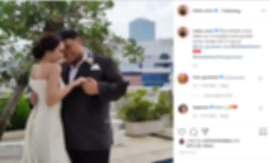 Ruben Onsu mengunggah foto prewedding Ivan Gunawan dan Bella Aprilia