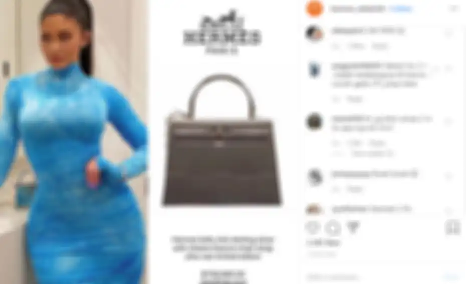 Komentar heboh netizen saat Kylie Jenner pakai tas mungil 2 miliyar sedang foto ala candid.
