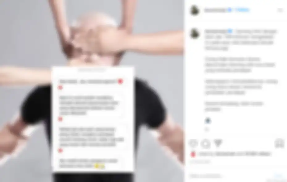 Postingan Anji yang menuai kontroversi
