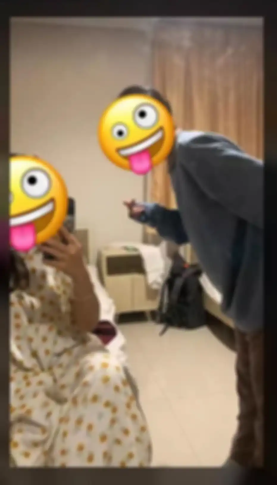 Foto yang diduga Rachel Vennya bersama sang pacar di Wisma Atlet