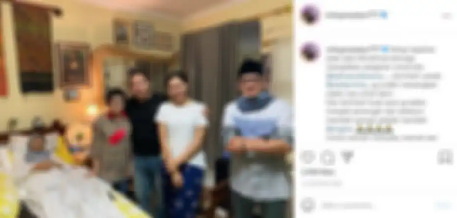 Unggahan Instagram Vicky Prasetyo. 