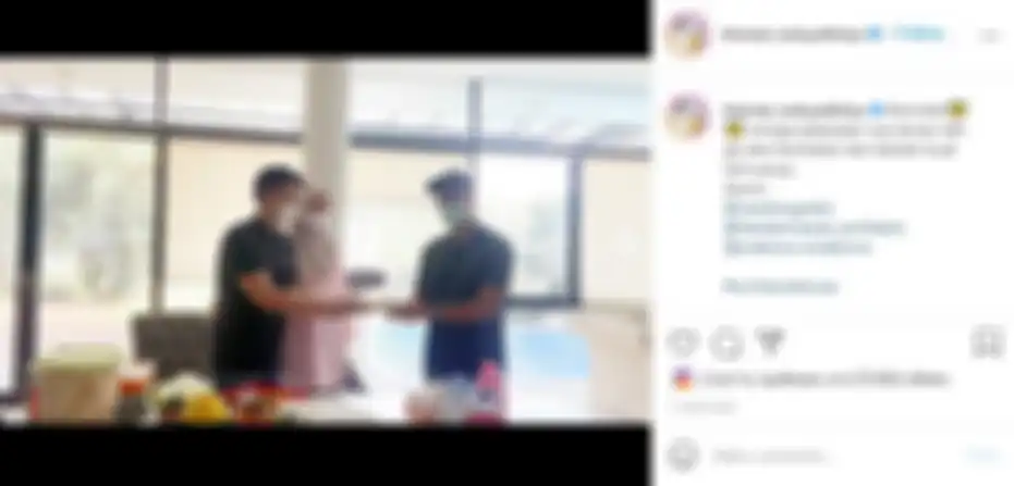 Rezky Adhitya dan Citra Kirana mengadakan acara tasyakuran untuk penggarapan rumah barunya.