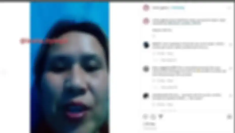 Unggahan akun @rumpi_gosip mengenawi wanita asal Banyuwangi yang meminta Baim Wong melunasi hutangnya tak terima dihujat publik.