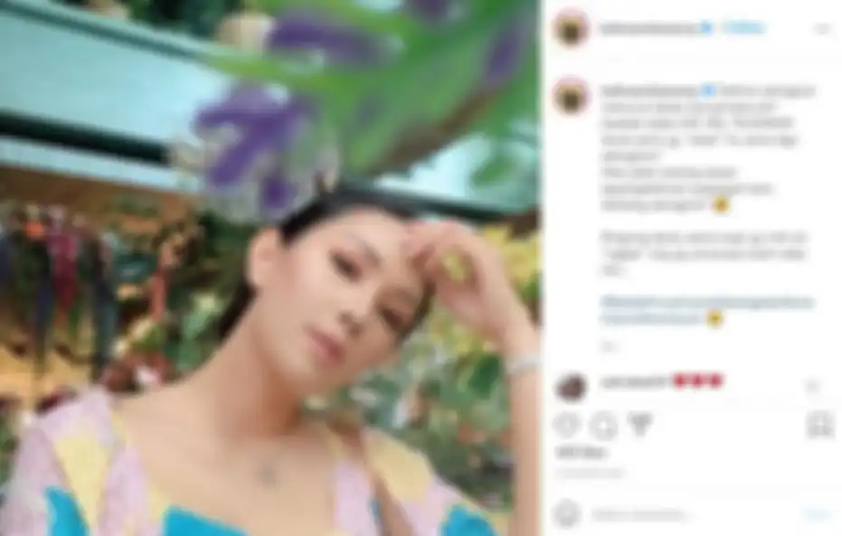 Unggahan Instagram Kalina Ocktaranny