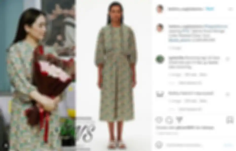 Dress vintage Nagita Slavina curi perhatian netizen