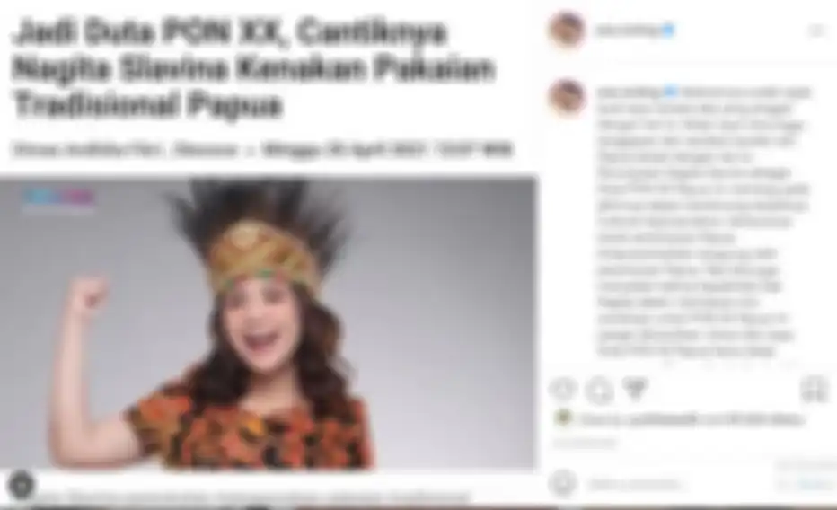 Nagita Slavina sebagai DUTA PON XX Papua