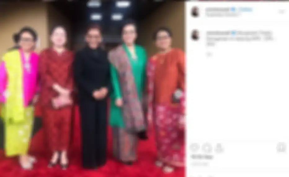 Potret kebersamaan Susi Pudjiastuti bersama Sri Mulyani dan beberapa menteri perempuan lainnya