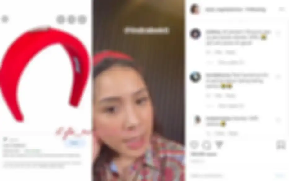 Nagita Slavina jadi sorotan netizen kembali saat tertangkap kamera memakai bando setara UMR Jakarta 2019.
