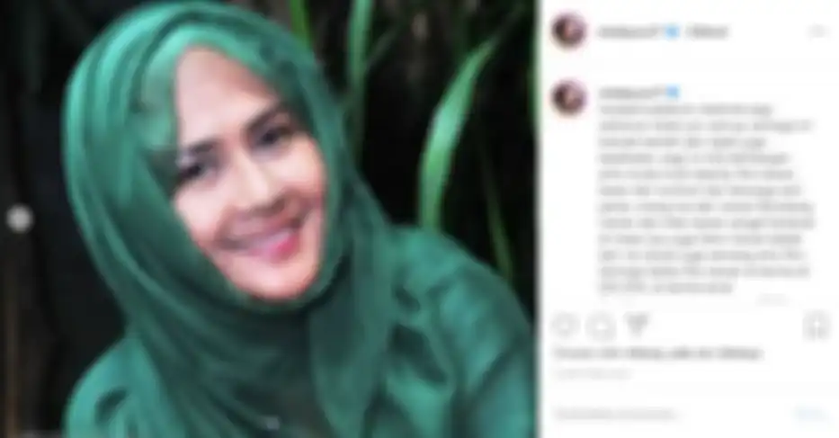 Unggahan Mbak You di Instagram perihal meninggalnya Ria Irawan.