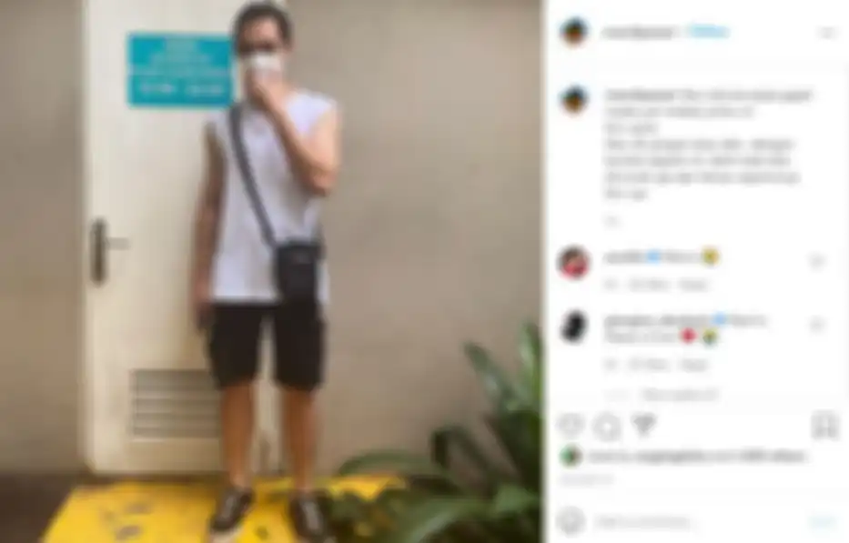 Tangkap Layar Unggahan Marco Panari.
