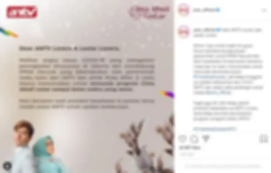 Postingan Pengumuman Rangkaian Acara Pernikahan Rizky Billar dan Lesti Kejora Ditunda.