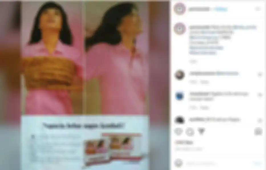 Rieta Amalia saat jadi bintang iklan 