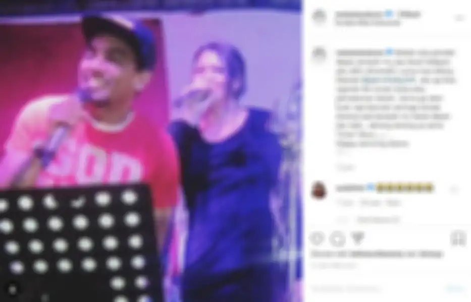Salam perpisahan Melanie Subono untuk Glenn Fredly.