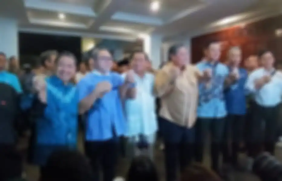Momen Prabowo umumkan Gibram sebagai cawapresnya (22/10/23).