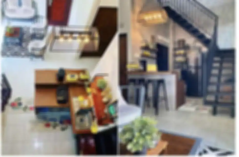 Desain dapur dan ruang tamu menyatu menjadi rahasia Ibu-ibu kompleks malas pulang. Ini 9 foto aesthetic jadi buktinya. 