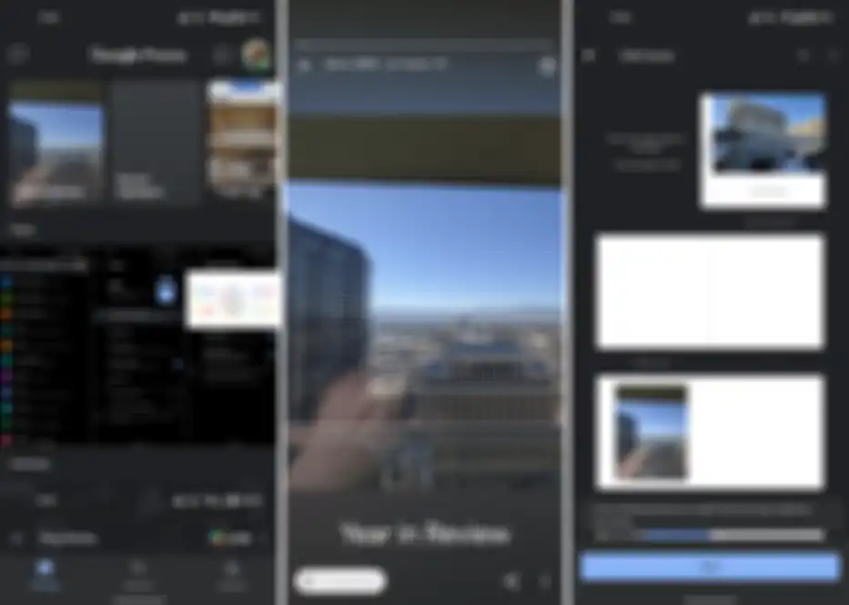 Tampilan Google Photos Year in Review untuk mengulas kenangan selama tahun 2020.