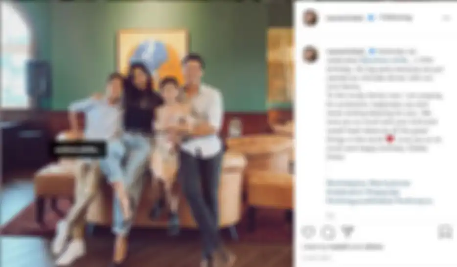 Nana Mirdad rayakan ulang tahun ke-35 Andrew White secara sederhana tanpa pesta mewah