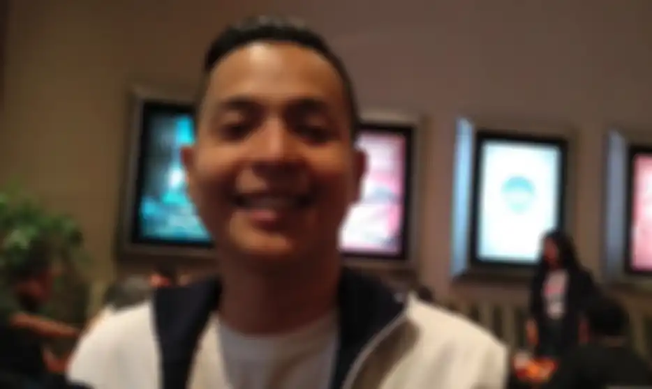 Ernest Prakasa Saat acara cinema visit di Cinema XXI Kota Kasablanka, Jakarta Selatan pada Jumat (28