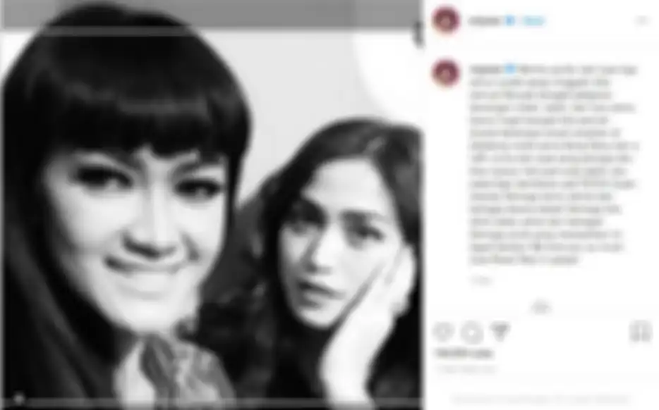Postingan Jessica Iskandar tentang almarhumah Julia Perez.