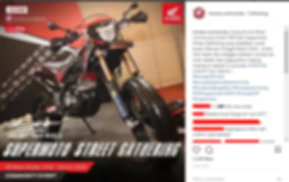Acara Supermoto Street Gathering yang diadakan bulan Ferbuari hingga Maret 2018