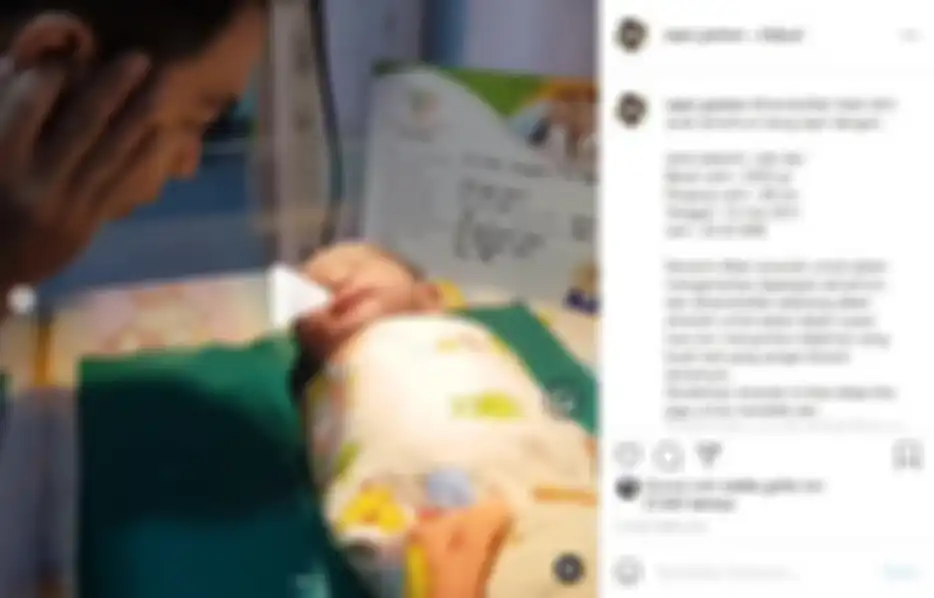 Istri Sapri Pantun melahirkan 
