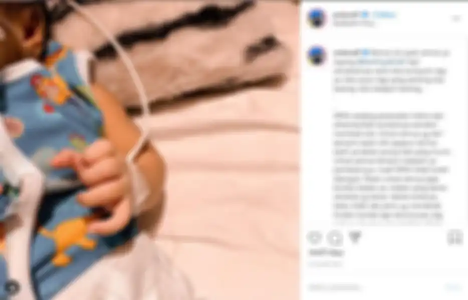 Anak Kedua Tantri Kotak Masuk Ruang Perawatan Intensif di Rumah Sakit, Arda Naff Tulis Pesan Pilu: Kita Hadapin Bareng